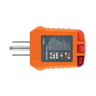 Probador de tomacorriente corriente alterna