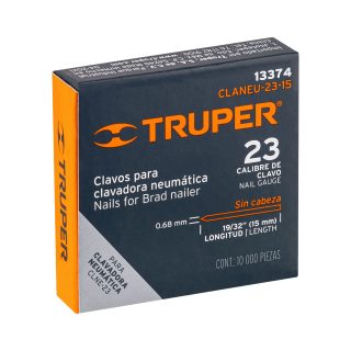 Clavos calibre 23, 15mm