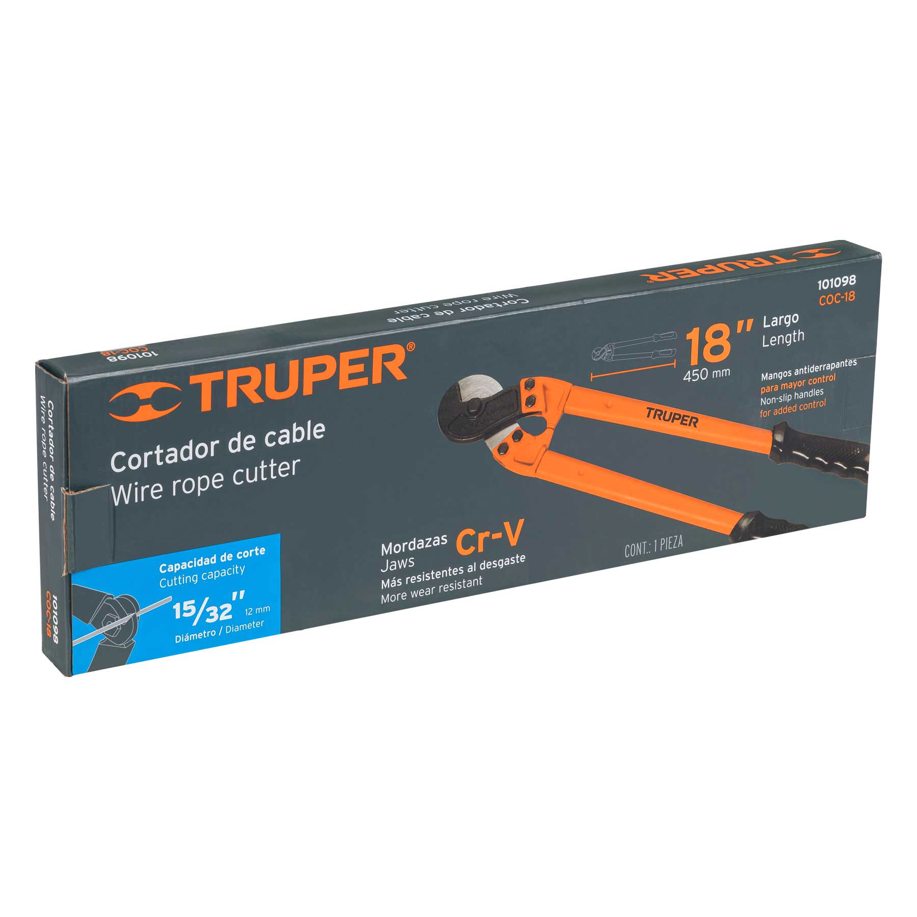 Cortador de 18" de cable y alambre Truper - Imagen 2
