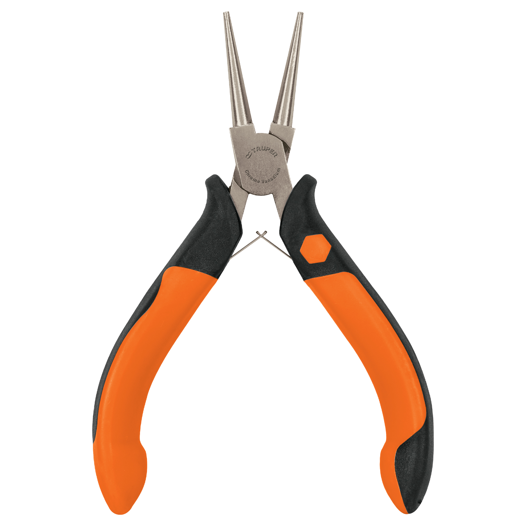 Mini pinza de punta redonda 5" Truper