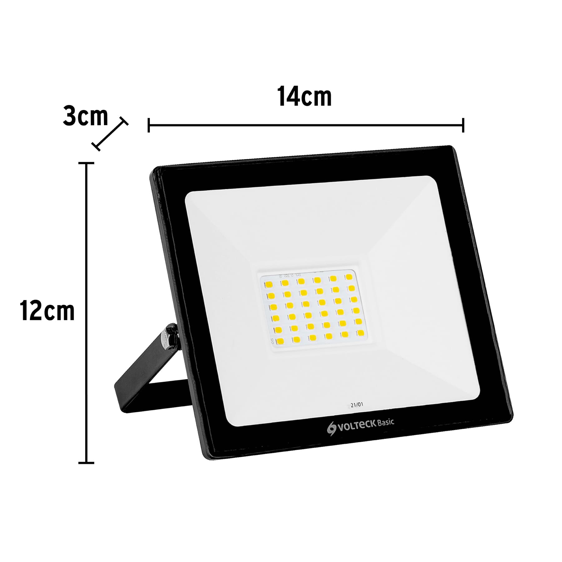 Reflector ultra delgado LED 30 W luz de día - Imagen 4
