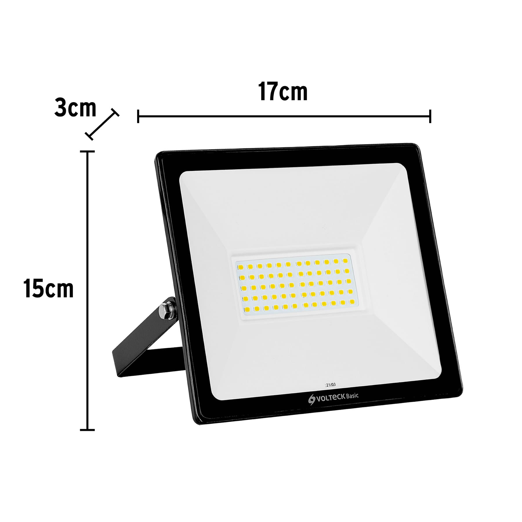 Reflector ultra delgado LED 50 W luz de día - Imagen 3