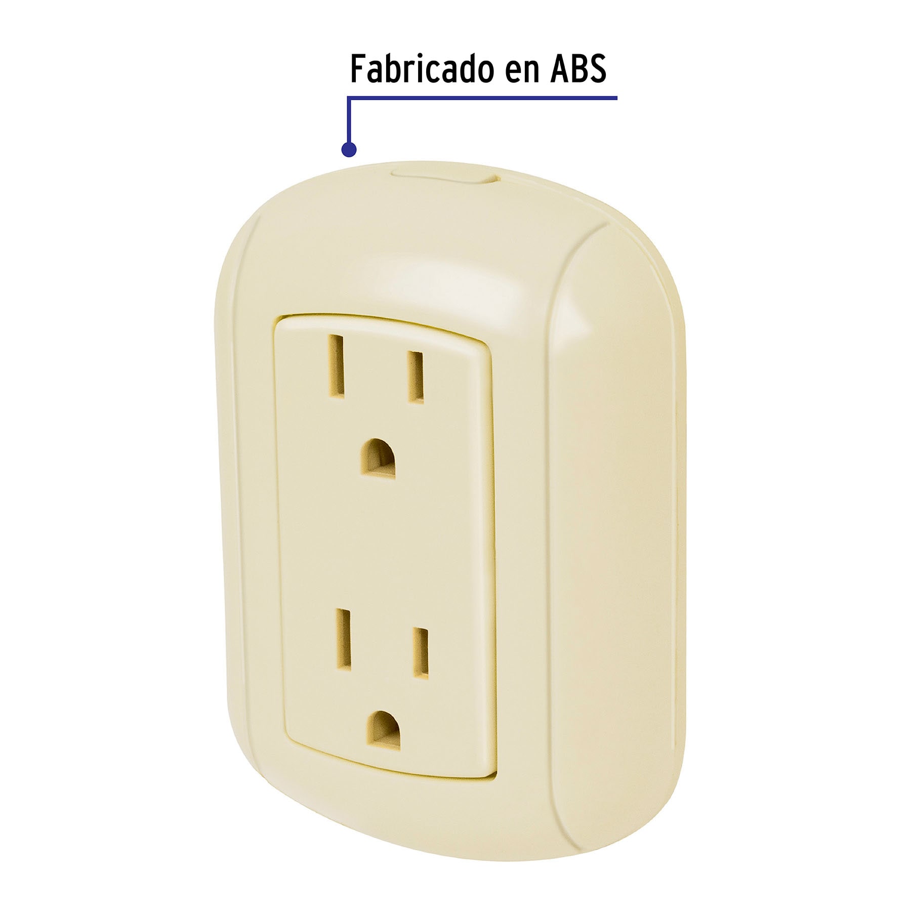 Contacto de sobreponer dúplex ABS - Imagen 3