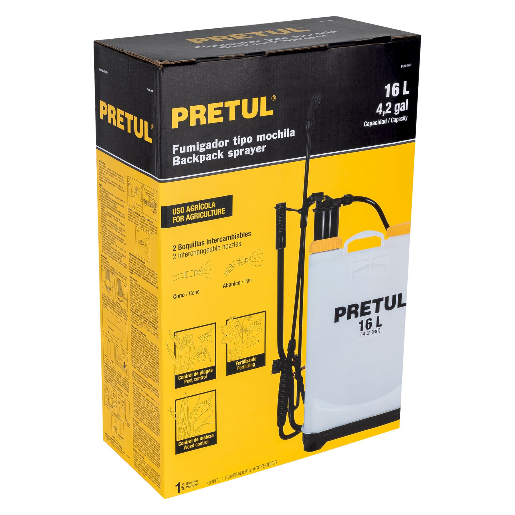 Fumigador de 16 L manual de mochila - Imagen 2