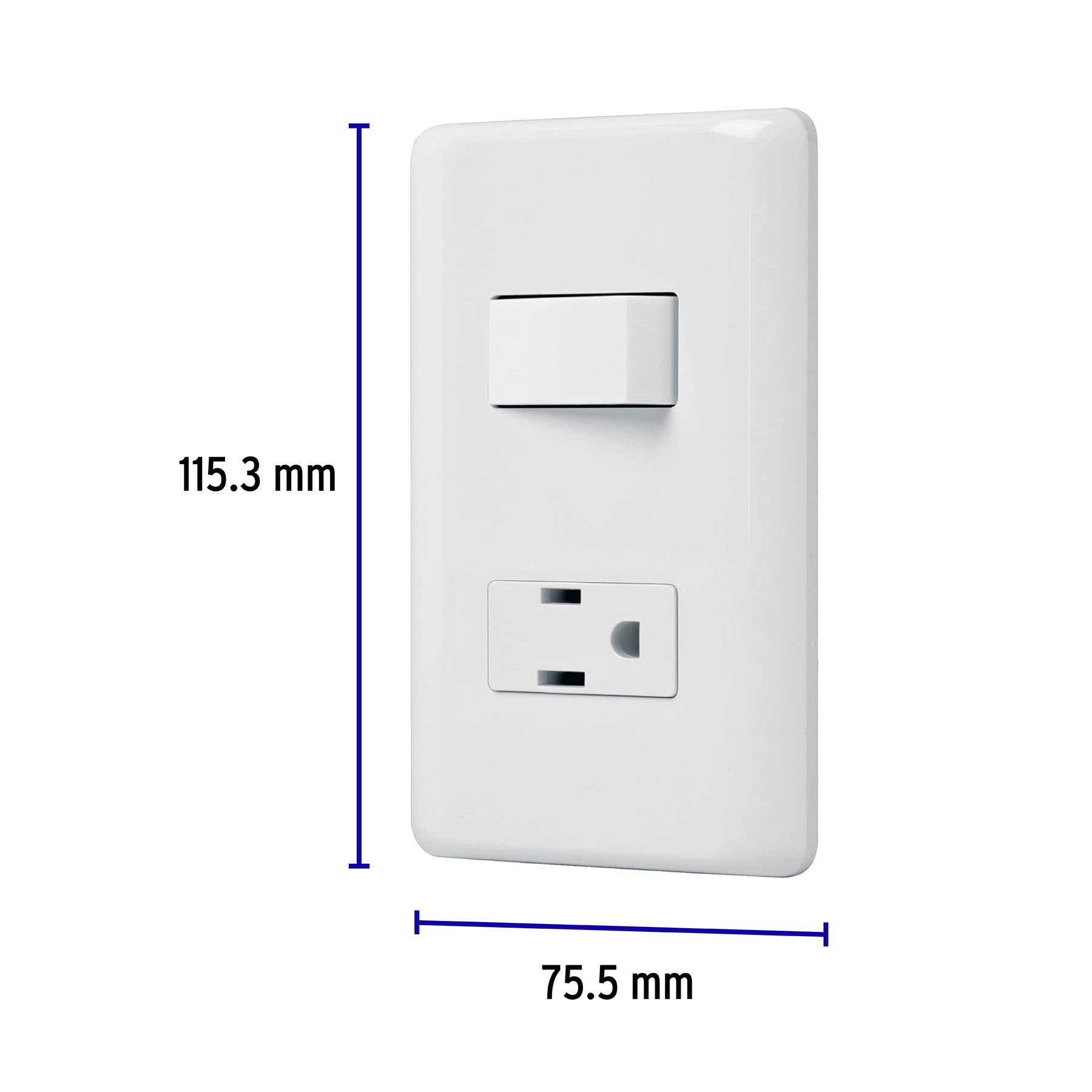 Placa armada contacto e interruptor sencillo - Imagen 4