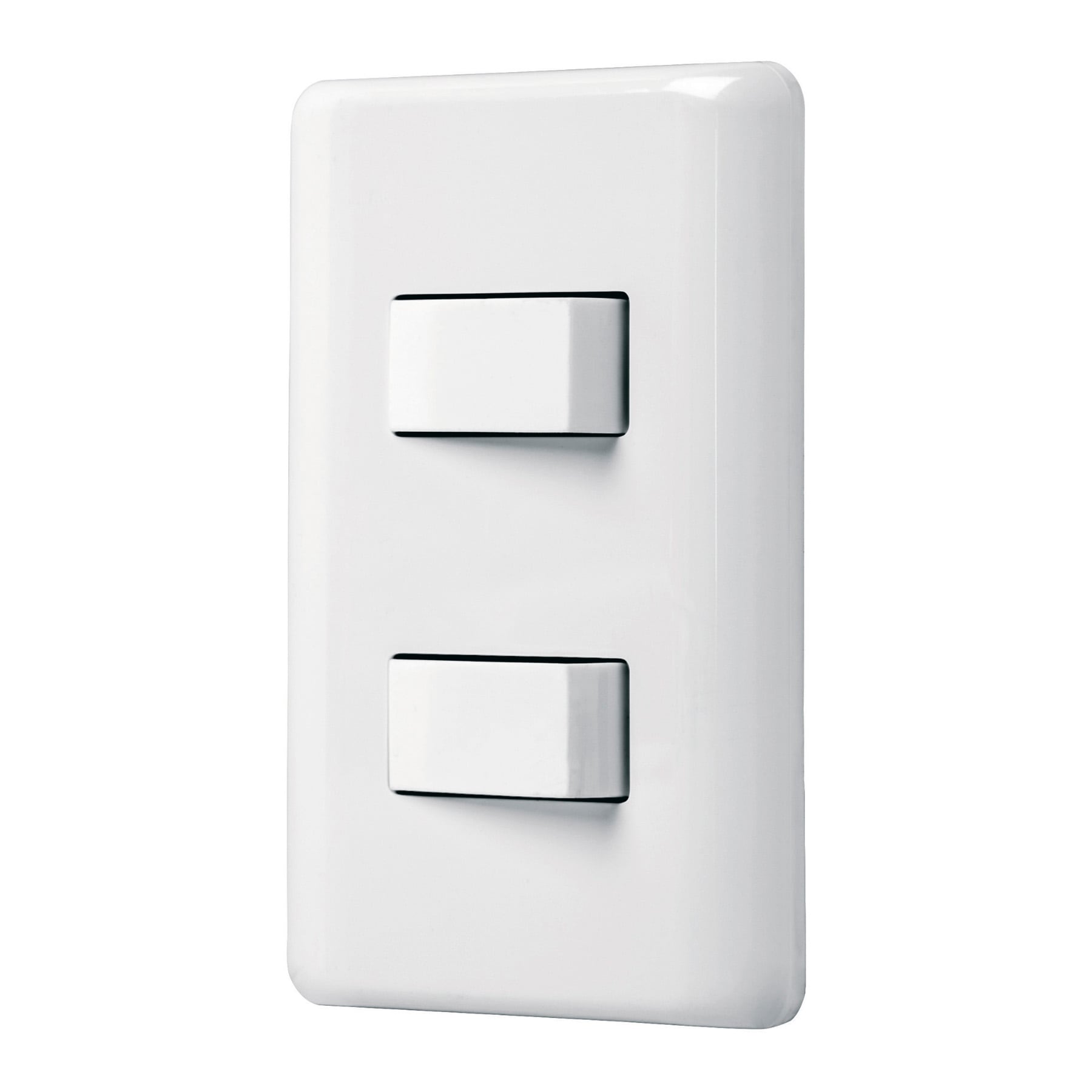 Placa armada 1 interruptor sencillo + 1 de 3 vías