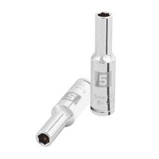 Copa larga de 5 mm 6 puntas, raíz 1/4"