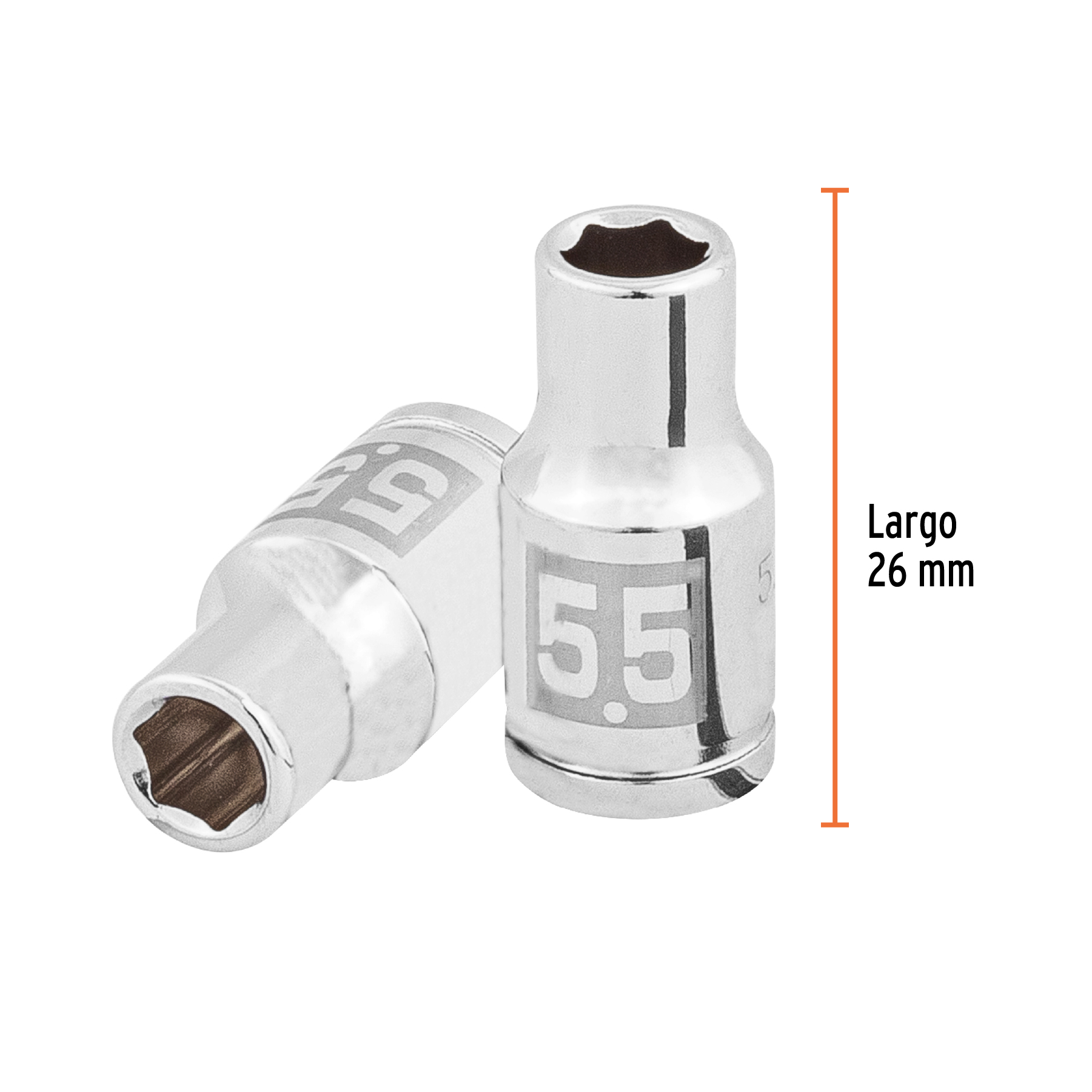 Copa de 5.5 mm 6 puntas, raíz 1/4" - Imagen 4