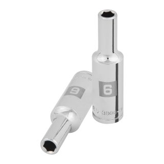Copa larga de 6 mm 6 puntas, raíz 3/8"