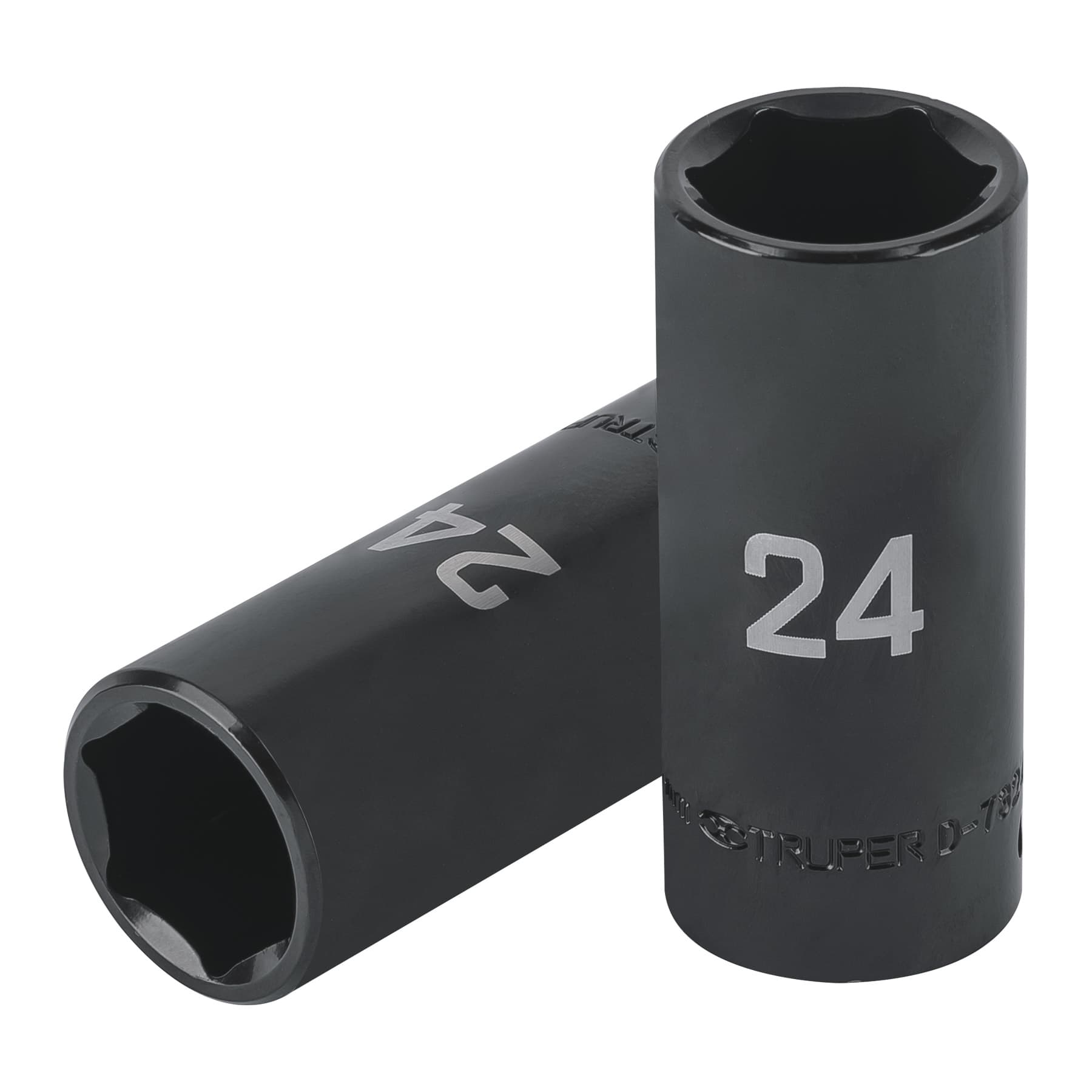 Copa larga de impacto 24 mm 6 puntas, raíz 1/2"