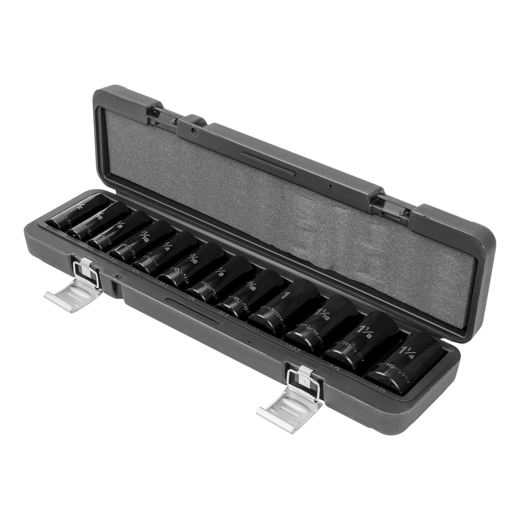 Juego de 12 copas largas de impacto raíz 1/2" 6 puntas std