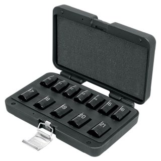 Juego de 12 copas de impacto raíz 1/2" 6 puntas mm