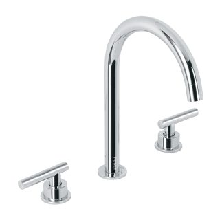 Mezcladora p/lavabo taladros separados palanca cromo