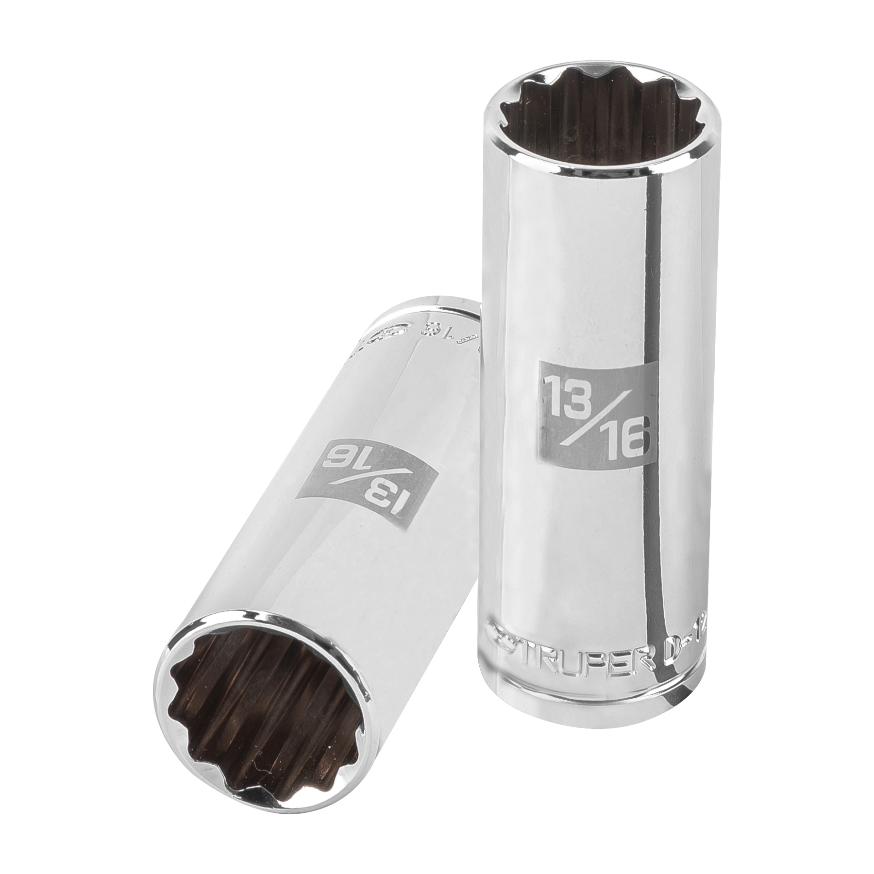 Copa larga de 13/16" 12 puntas raíz 1/2"
