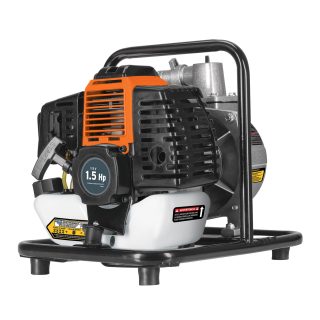 Motobomba autocebante 1" x 1" a gasolina 1-1/2 HP 2 tiempos