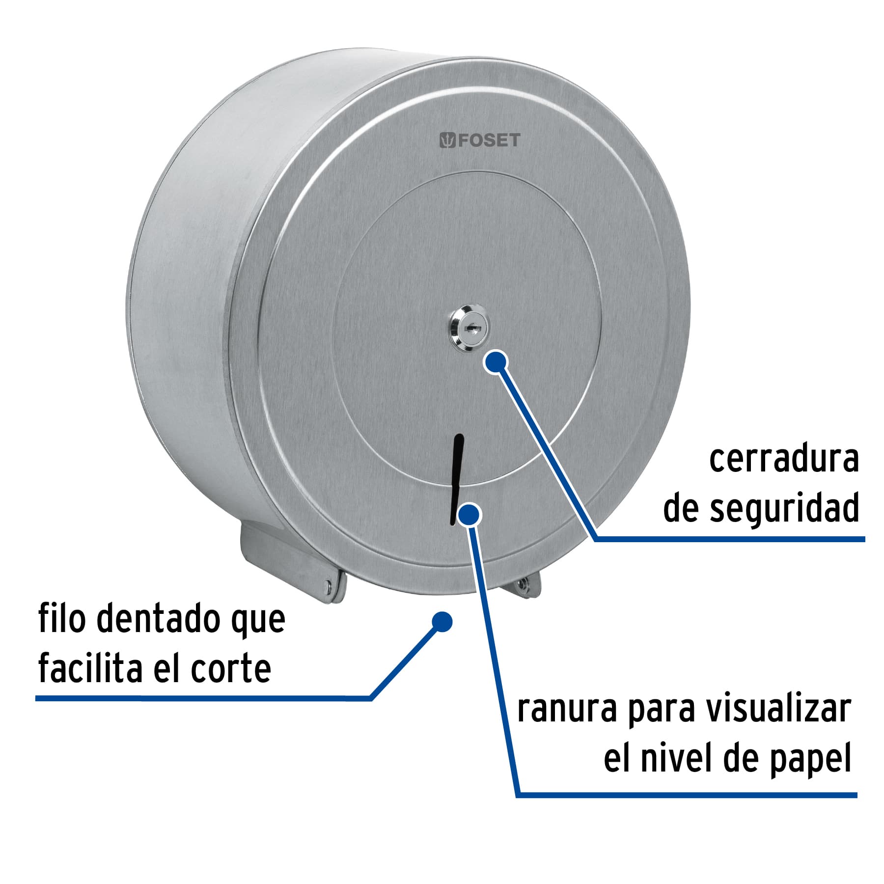 Portarollo de acero inox - Imagen 3