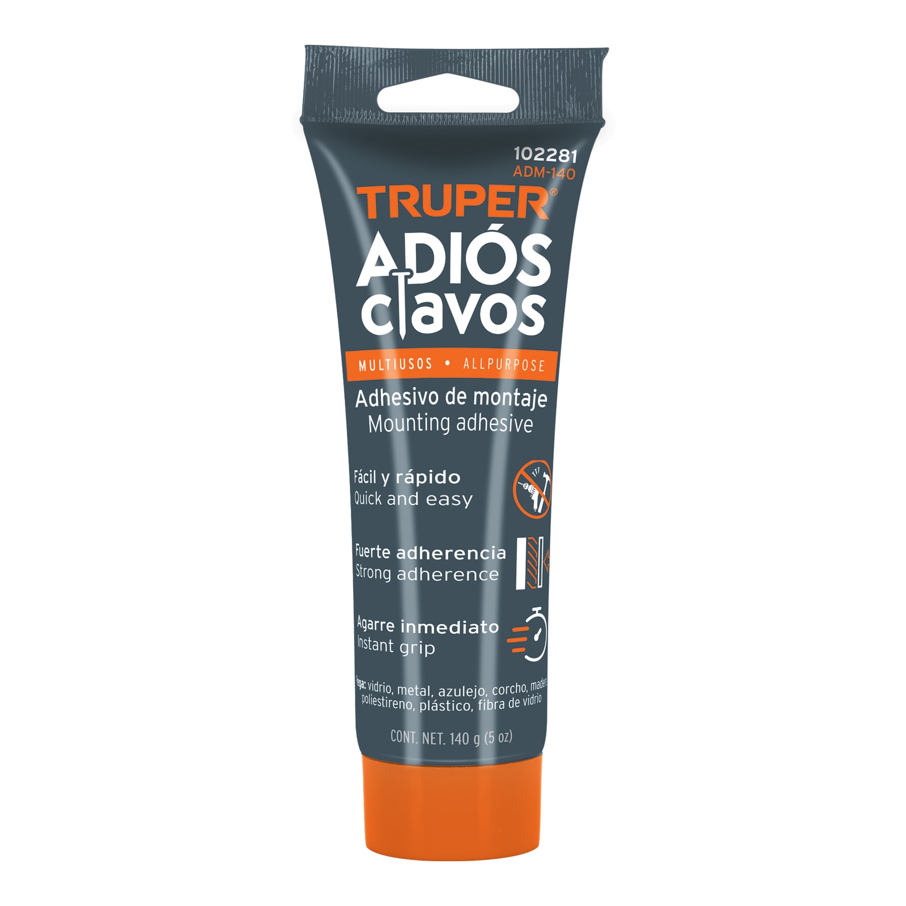 Adhesivo de montaje Adiós clavoss 140 g