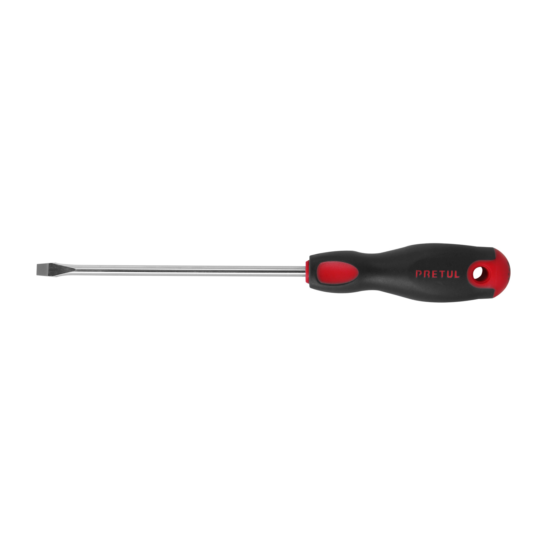 Desarmador plano 1/4" x 6" Comfort Grip Pretul