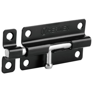 Pasador de barril 4" de acero acabado negro
