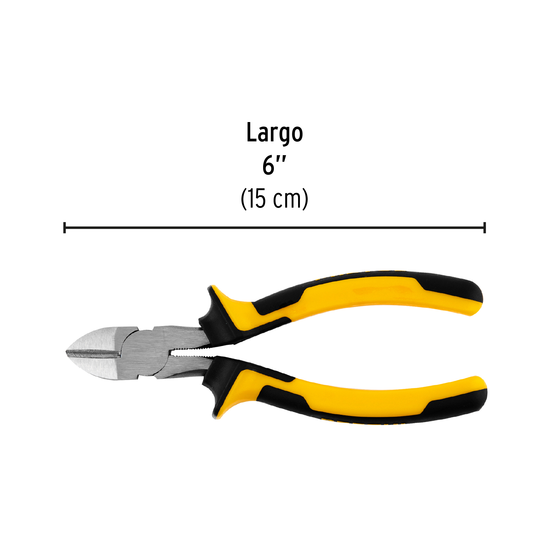 Pinza de corte diagonal 6" mango Comfort Grip Pretul - Imagen 3