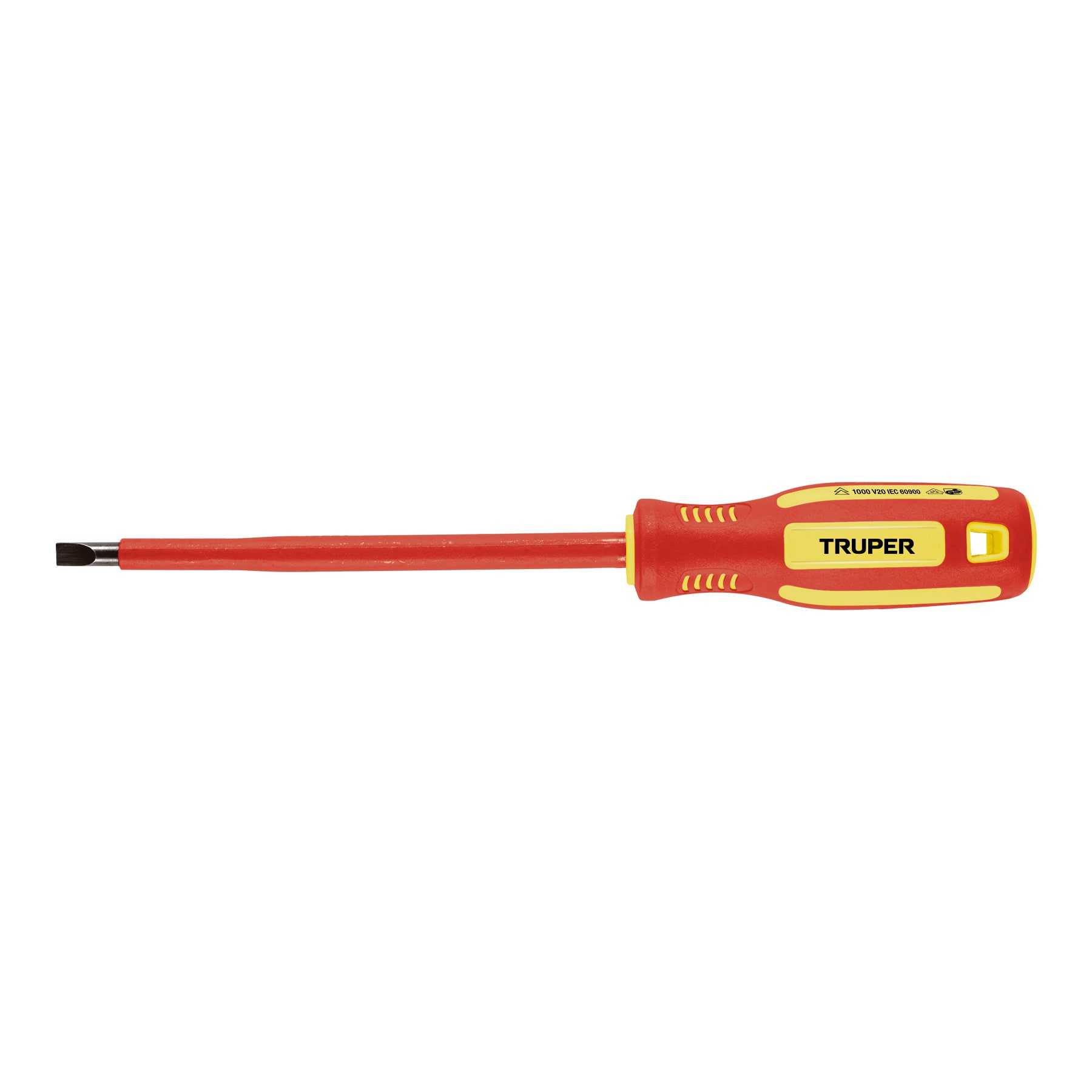 Desarmador dieléctrico plano 1/4" x 6" Truper