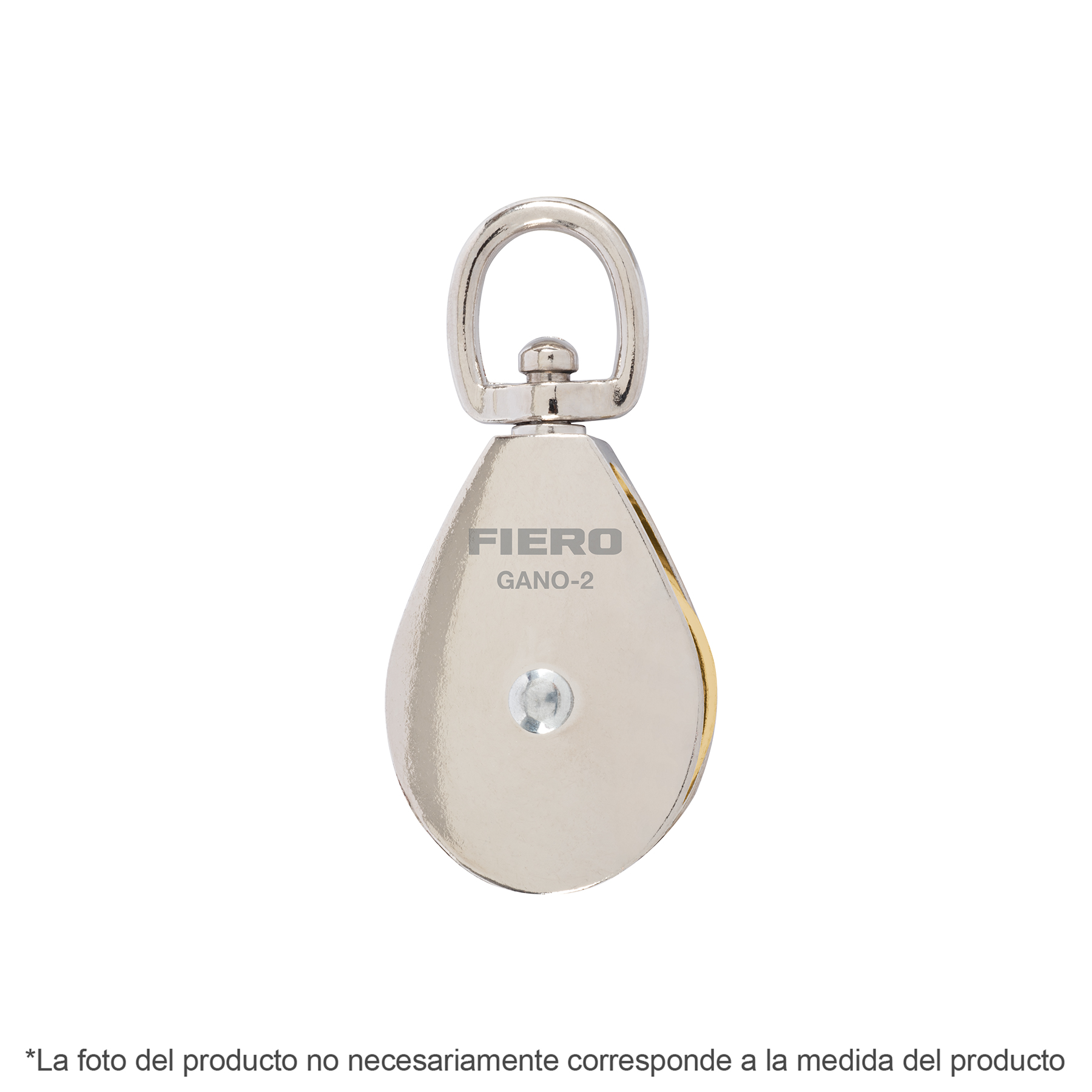 Garrucha metálica para noria de 1-1/2"