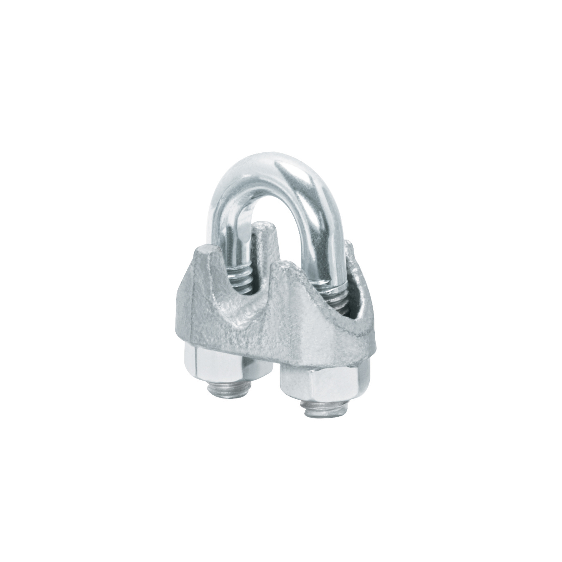 Blíster con 2 nudos de hierro p/cable de 5/16"