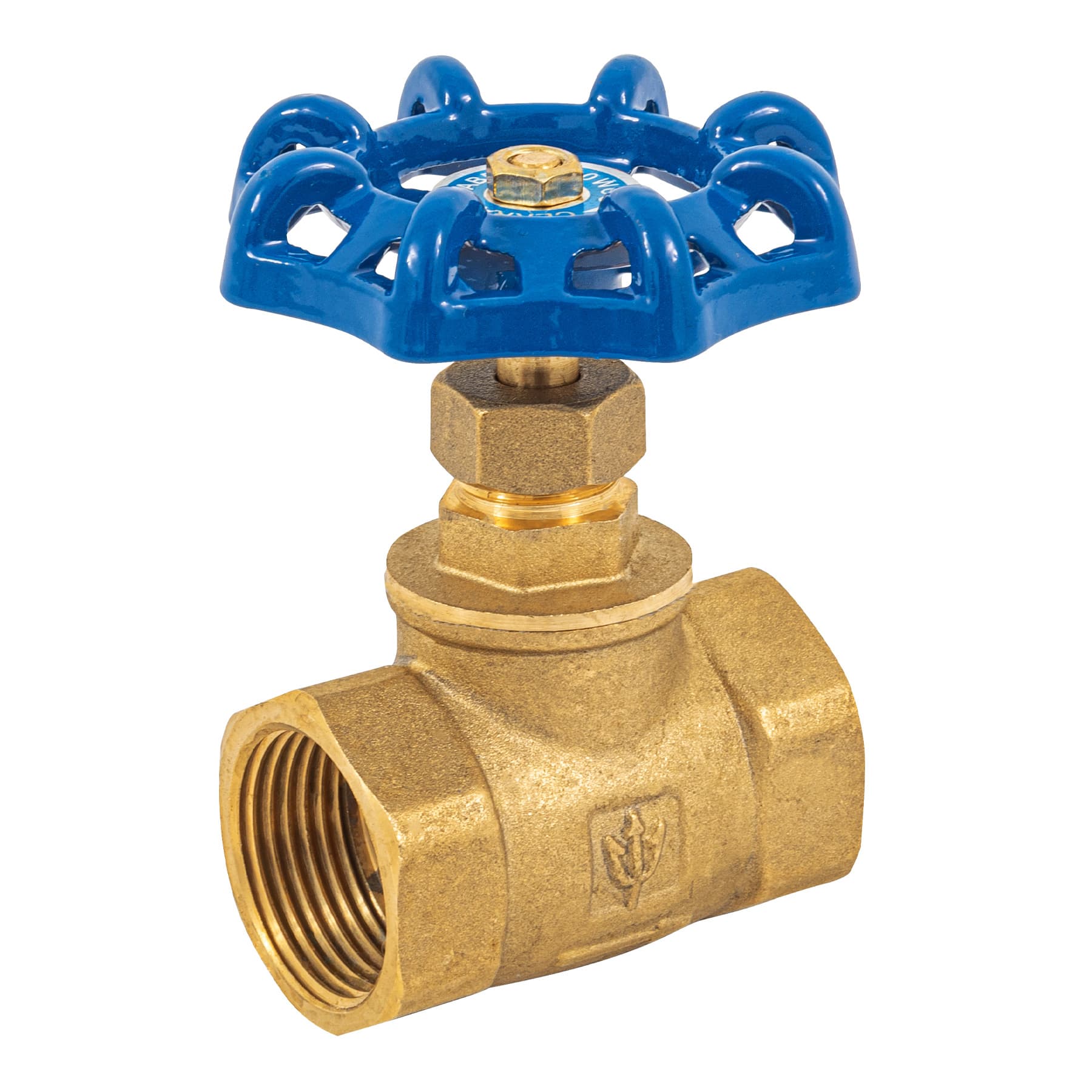 Válvula de globo de latón roscable de 1"