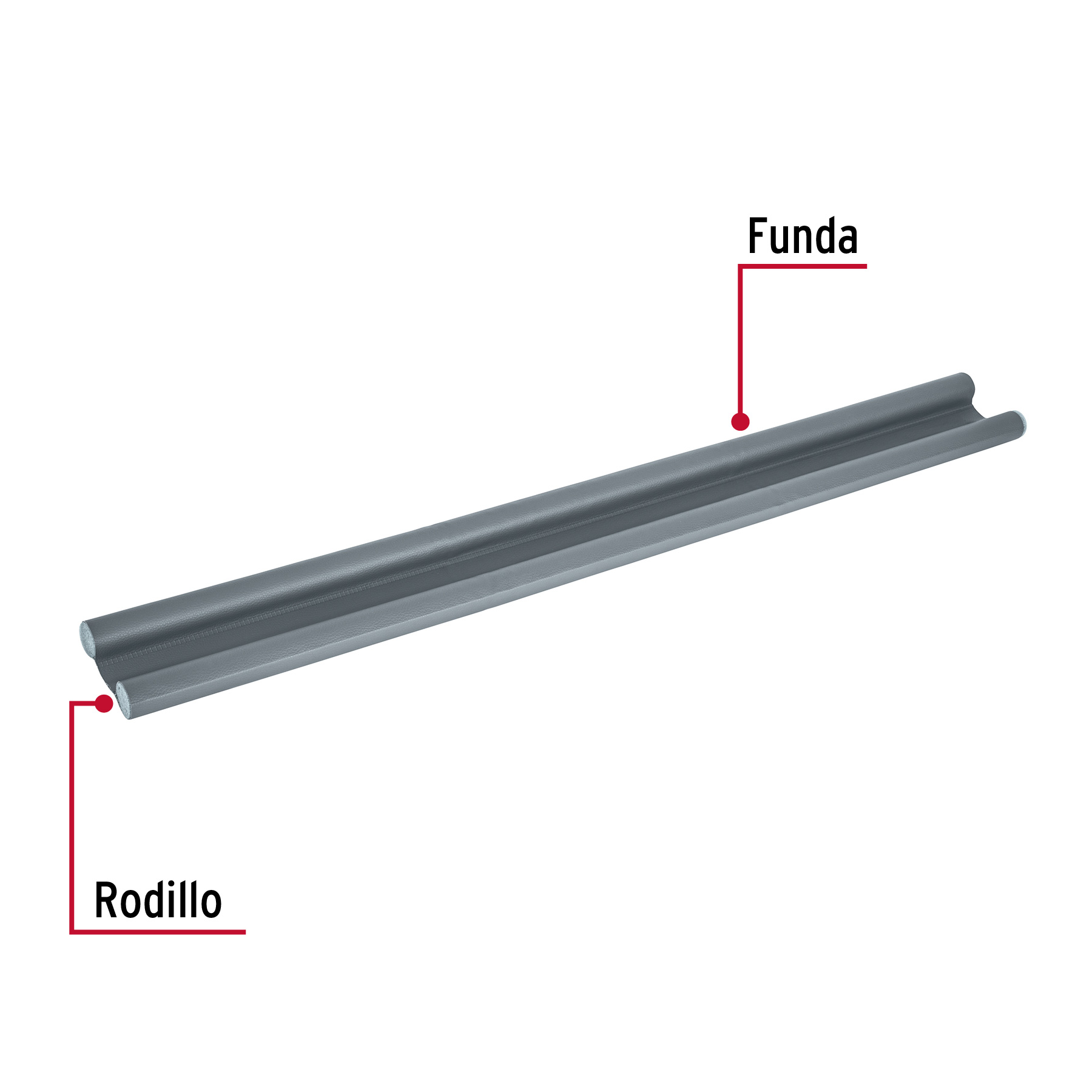 Guardapolvo con funda 95 cm gris Hermex - Imagen 6