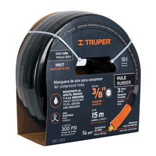 Manguera para compresor hule 15m x 3/8"