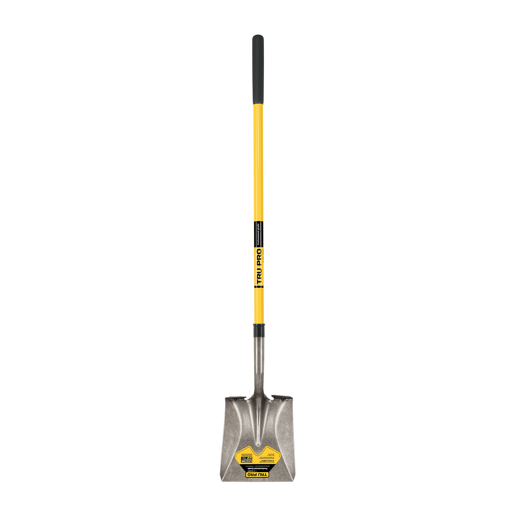 Pala cuadrada Tru Pro mango largo de fibra de vidrio 48"