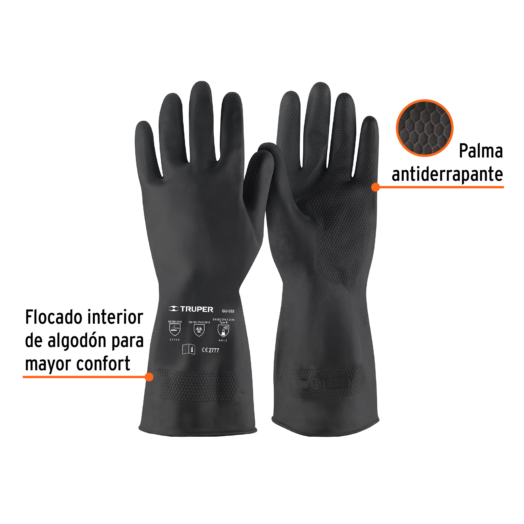 Guantes de látex para pintor M TRUPER - Imagen 2