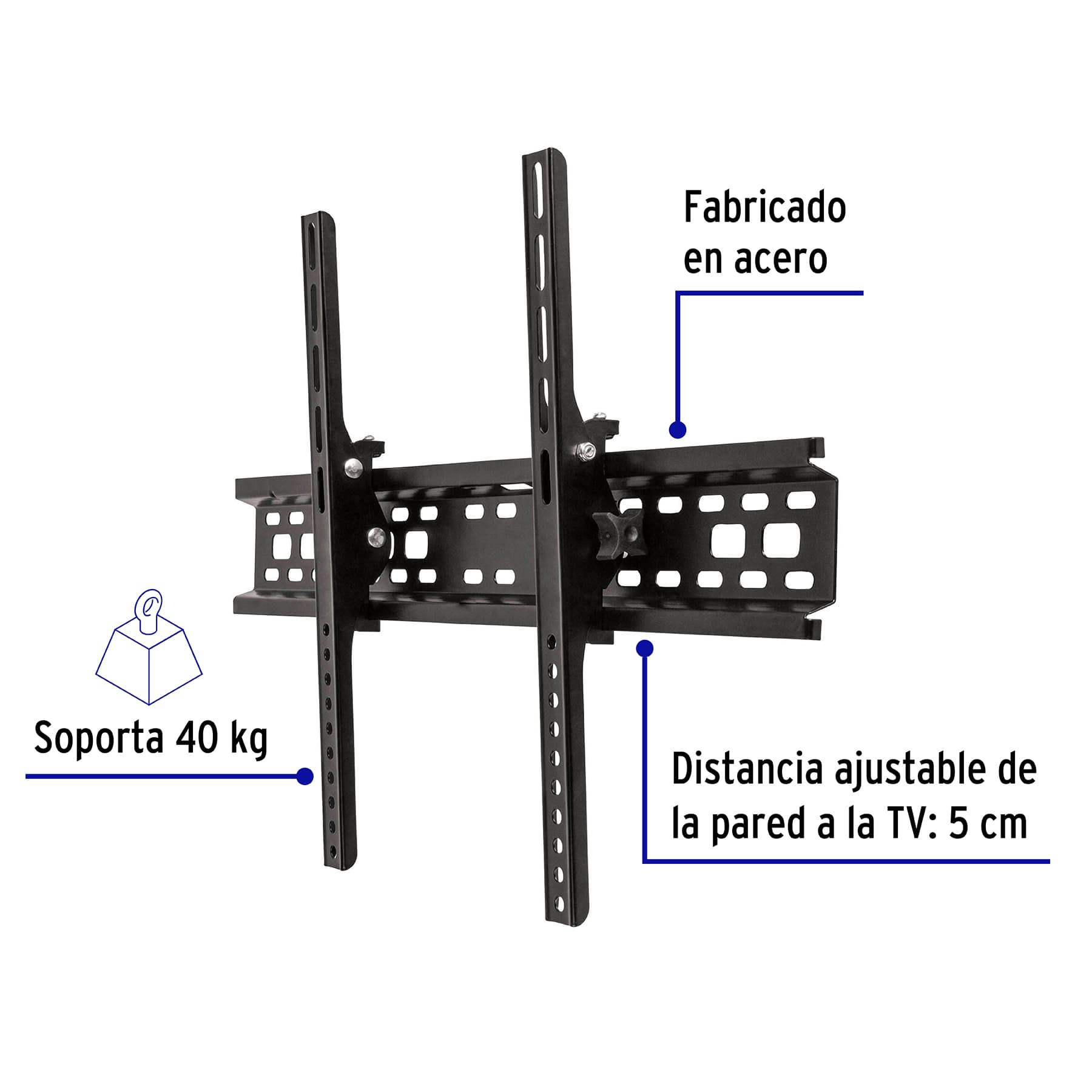 Soporte p/pantallas 32" a 70" con movimiento angular - Imagen 3
