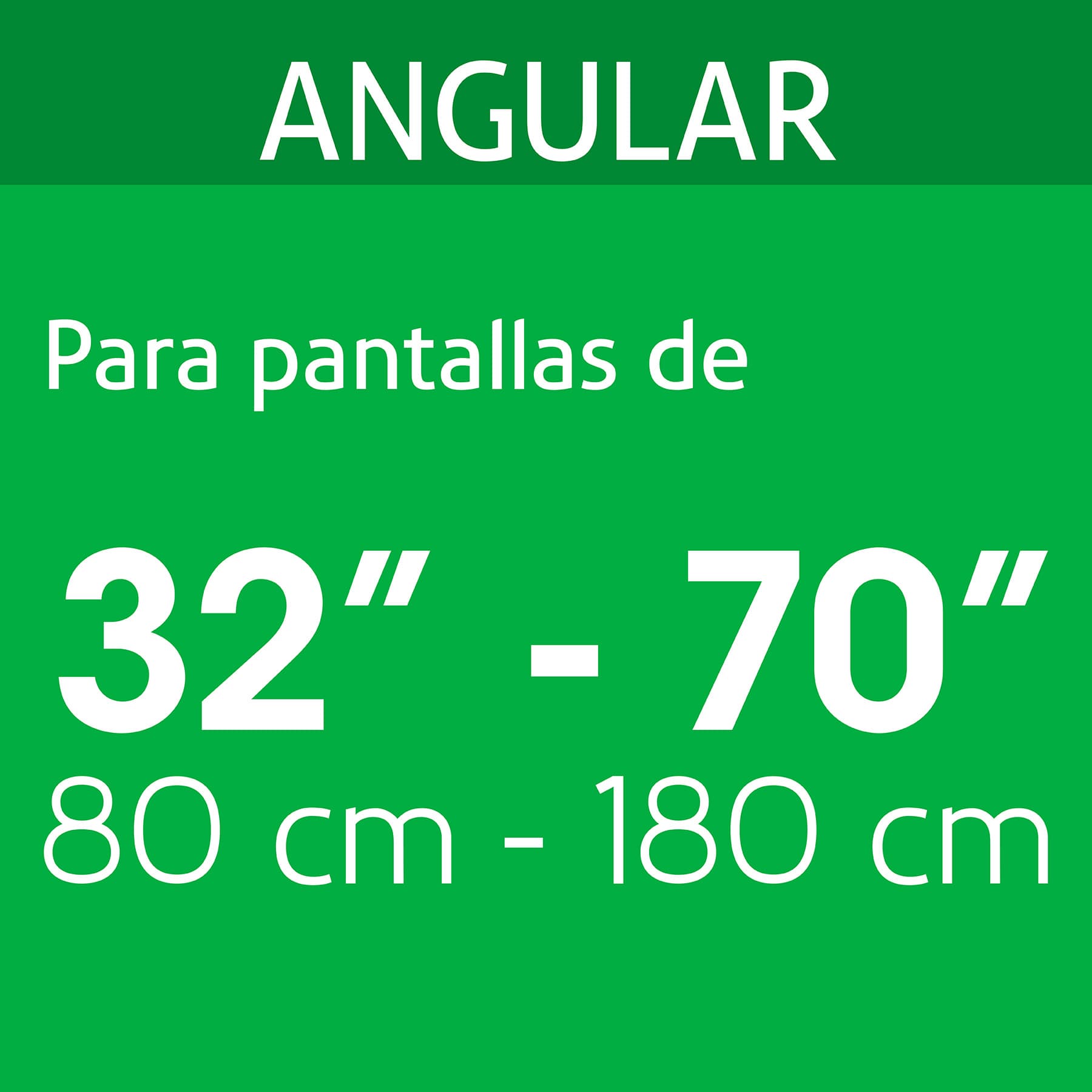 Soporte p/pantallas 32" a 70" con movimiento angular - Imagen 4