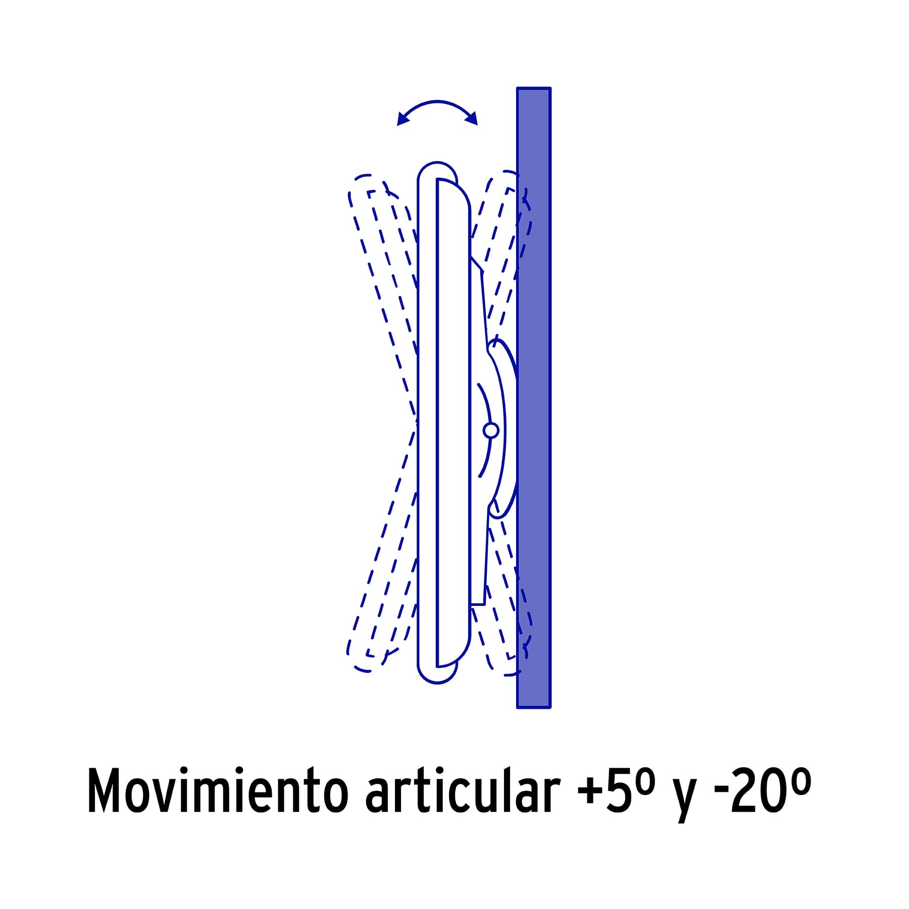 Soporte p/pantallas 32" a 70" con movimiento angular - Imagen 5