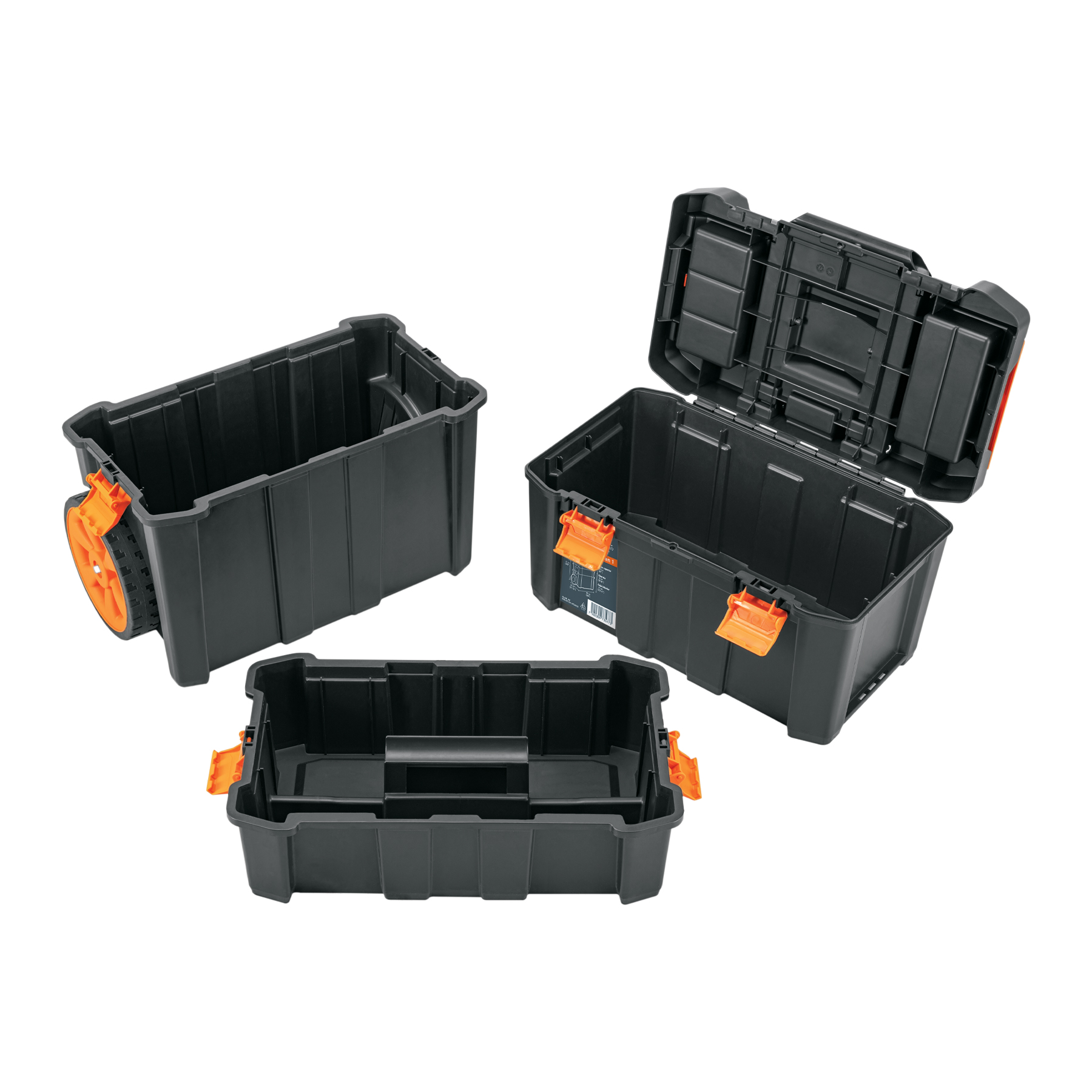 Caja para herramientas 19"x25" 3 en 1 desmontable con ruedas - Imagen 5