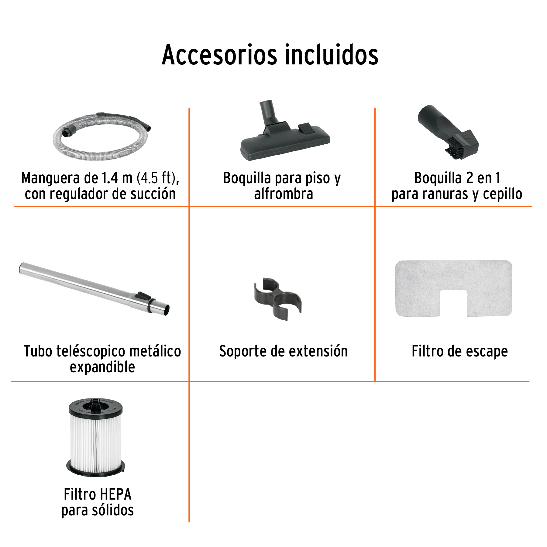 Aspiradora canister 2 L 1200 W (1.6 Hp) TRUPER - Imagen 4