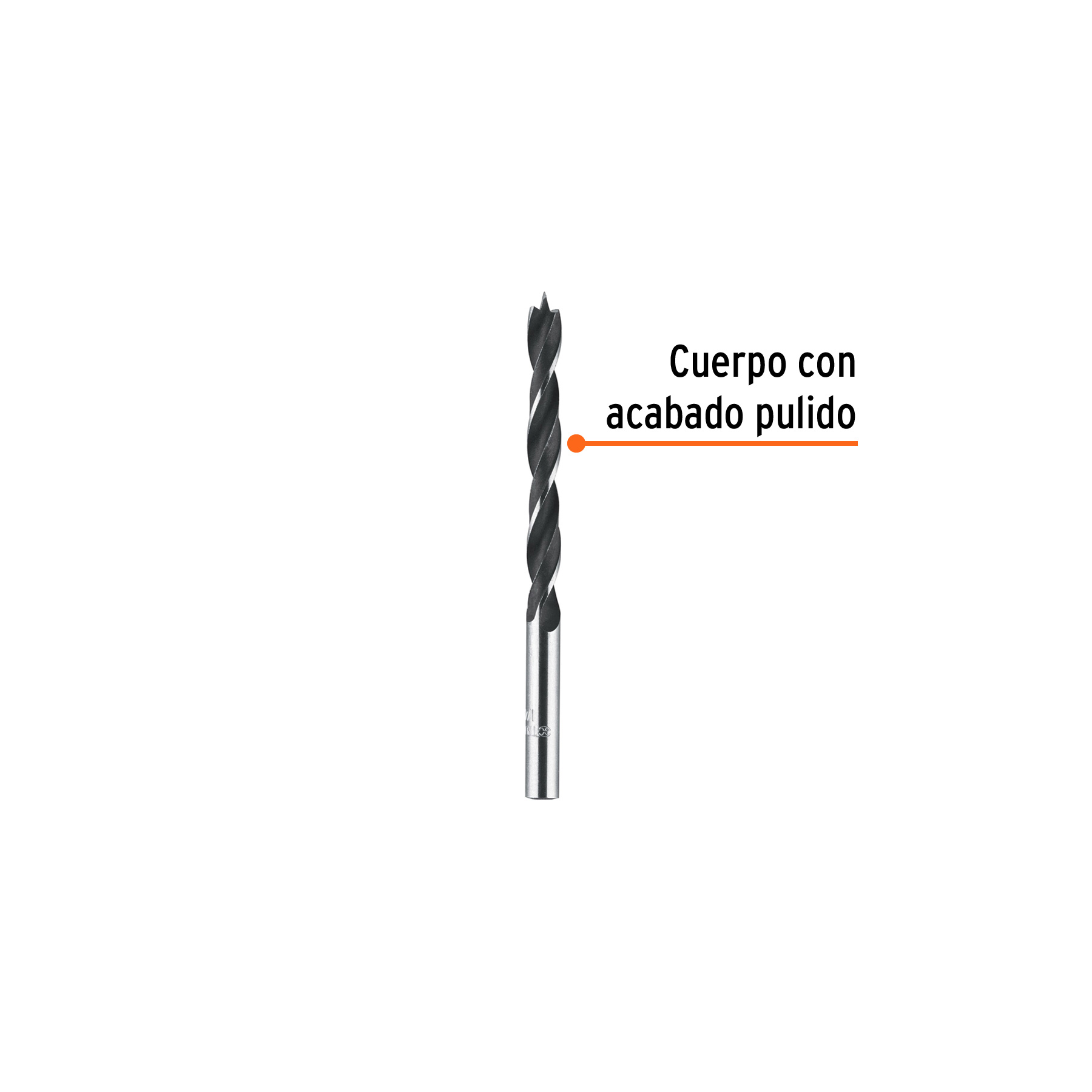 Broca con punta centradora para madera 1/4" TRUPER - Imagen 3