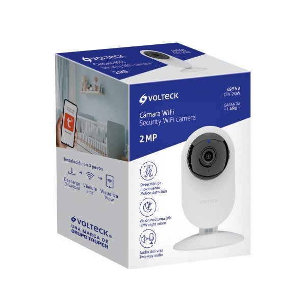 Cámara WiFi Fija 2MP, Volteck - Imagen 5