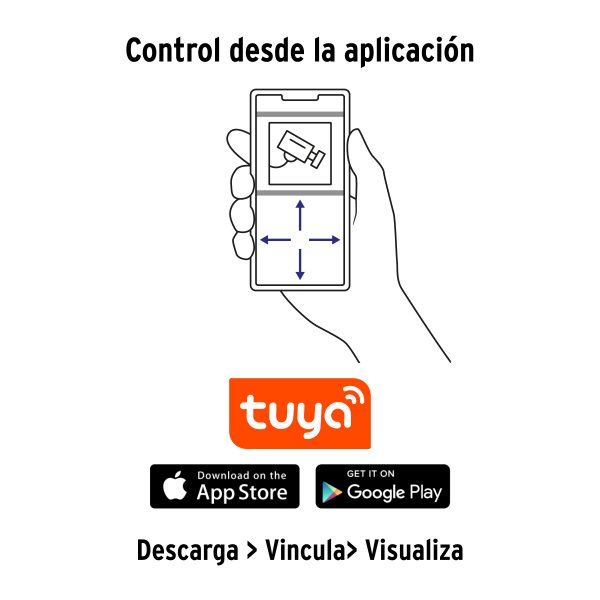 Cámara WiFi Tipo Bala 2MP, Volteck - Imagen 3