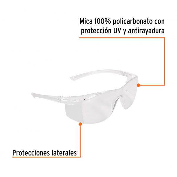 Lentes de seguridad transparentes con antiempaño Ultralite - Imagen 2