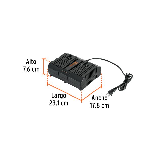 CARGADOR DUAL DE BATERÍAS ION LITIO - Imagen 2