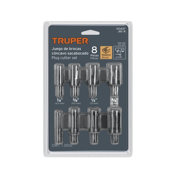 Juego de 8 brocas clavacote para madera TRUPER - Imagen 4