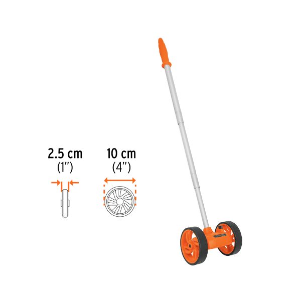 Odómetro con doble rueda de 4" Truper - Imagen 3