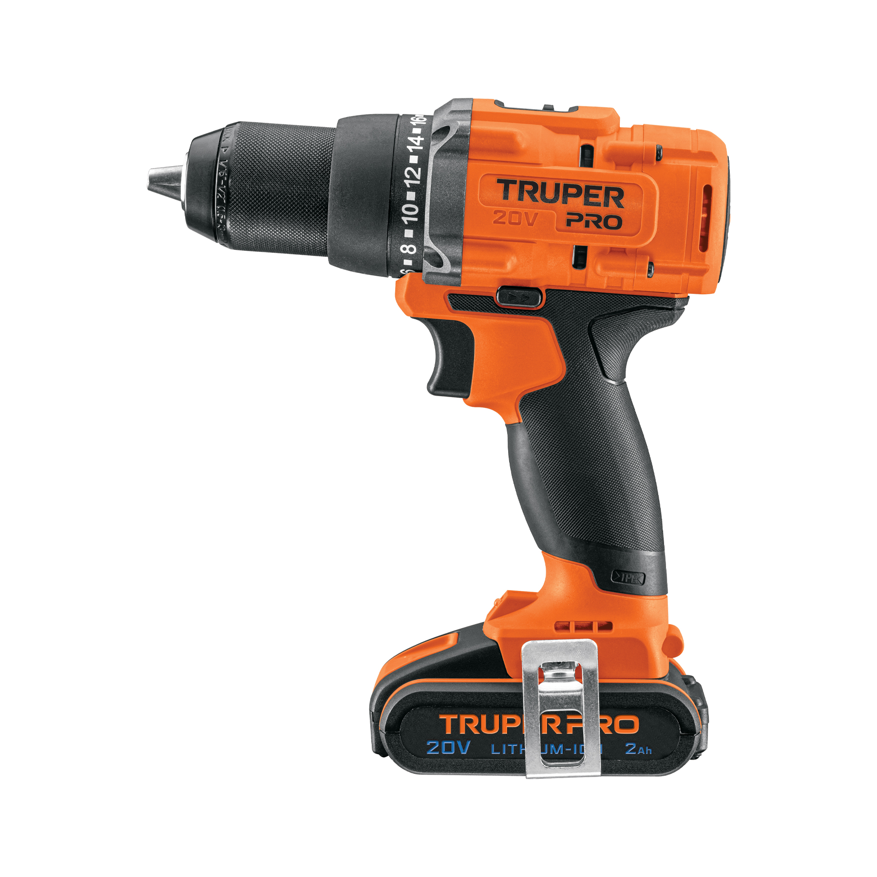 Taladro 1/2" 20V 1 batería 2Ah TRUPER PRO