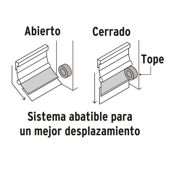 Guardapolvo automático 90 cm negro HERMEX - Imagen 2