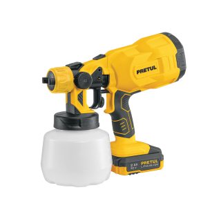 Pistola para pintar 20V 1 batería 2Ah PRETUL