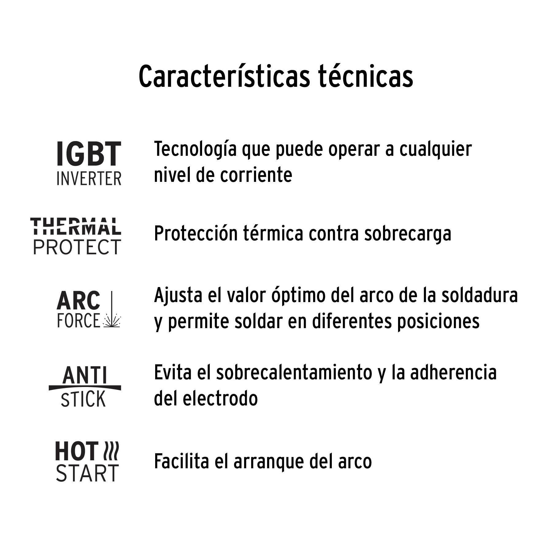Mini soldadora inversora 130A bi-voltaje Serie 300 PRETUL - Imagen 5