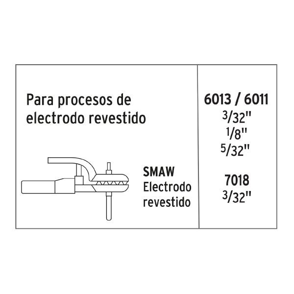 Mini soldadora inversora 130A bi-voltaje Serie 300 PRETUL - Imagen 6